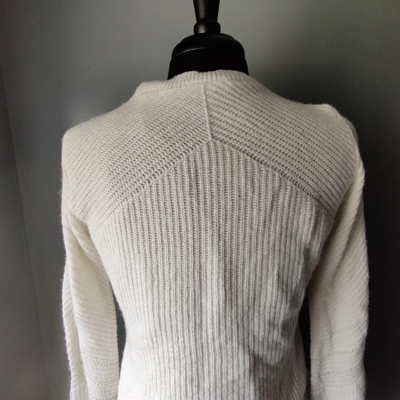 Lucky Brand White Nico Sweater - Picture 5 of 7